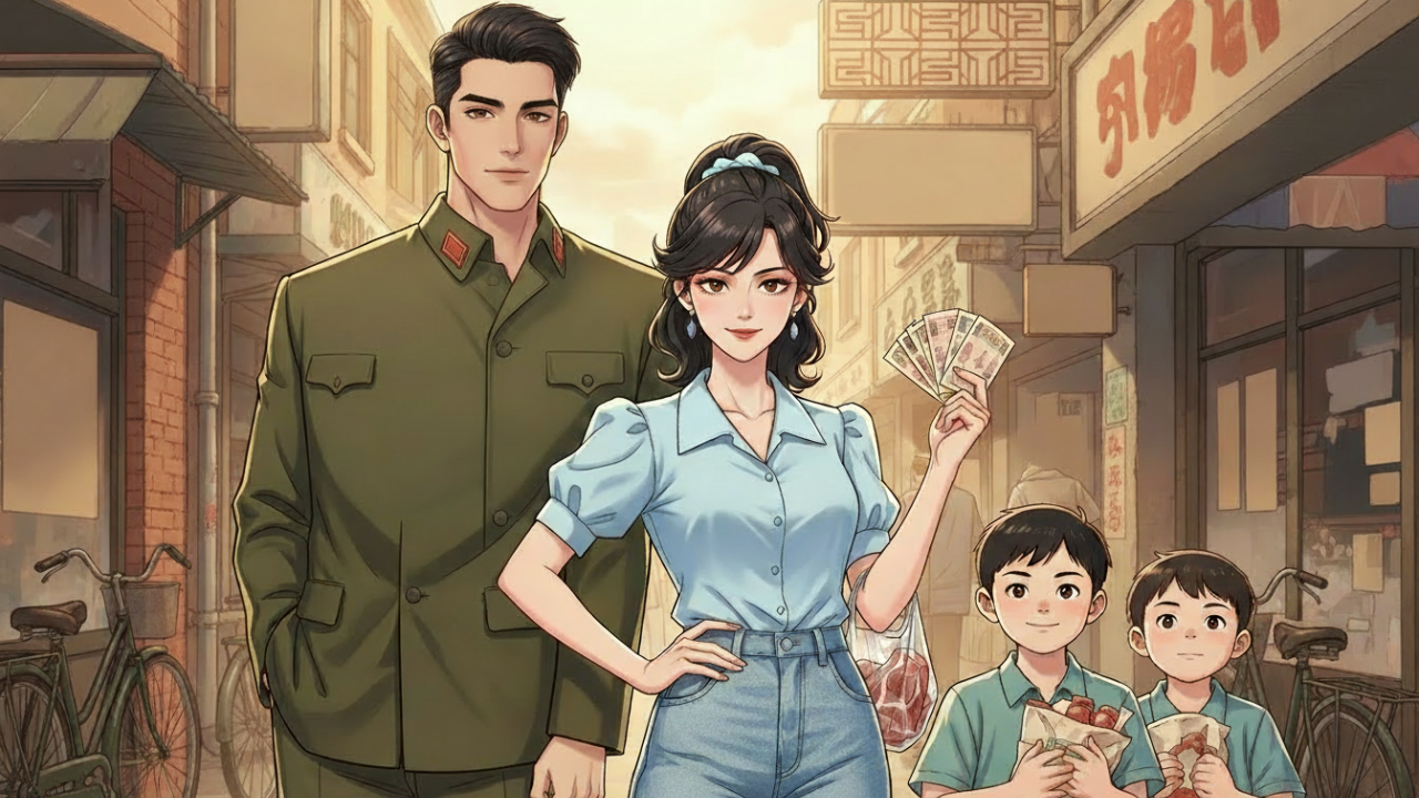 I Transmigrated into the 80s as a Stepmother to Two Little Villains!